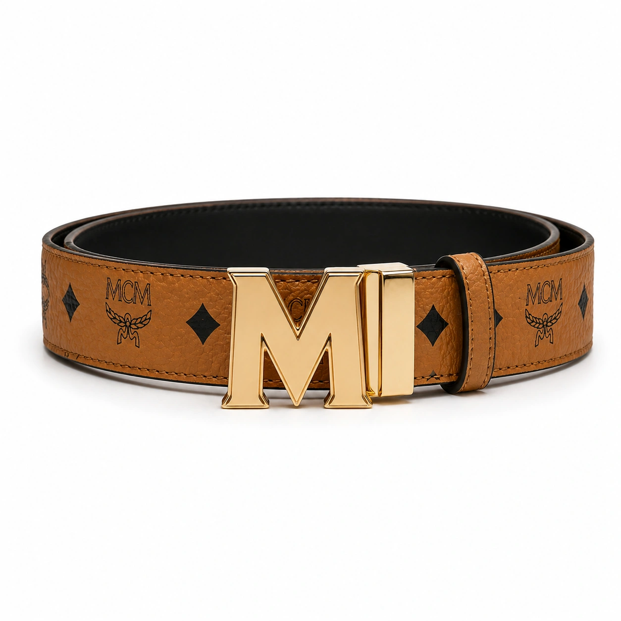 Logo Leather Belt